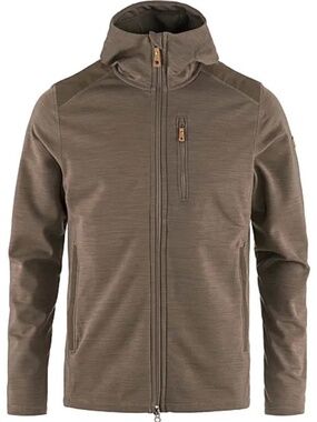 Fjallraven / Fjall Raven Keb Fleece Hoodie G-1000 New With Tags Suede Brown XXL